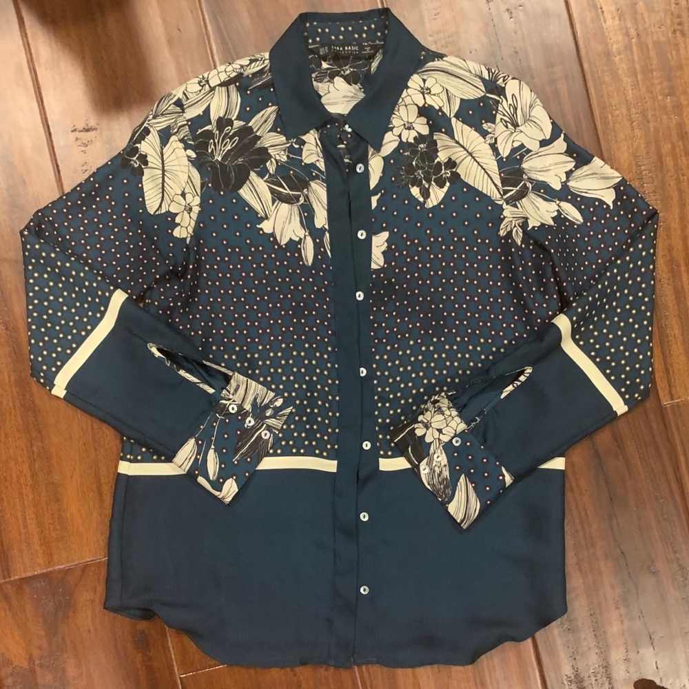 Zara shirt, green